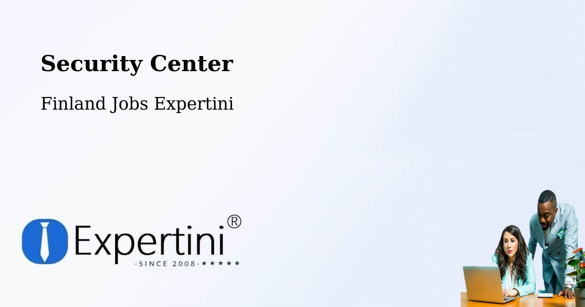 Security Center - Finland Jobs Expertini